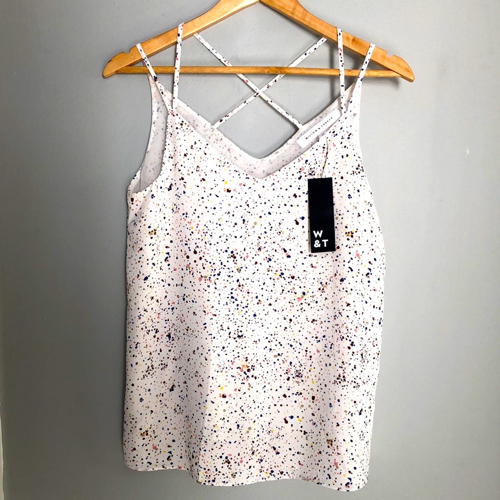 Specked dress shirt